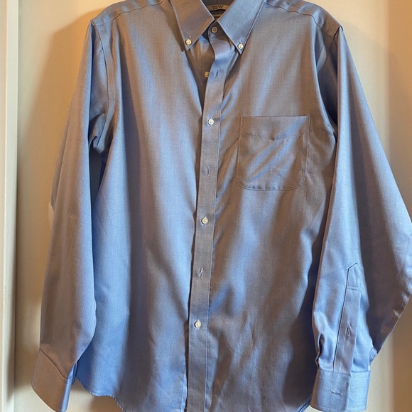 Jos A Bank Men’s Dress Shirt - Light Blue - Picture 3 of 7